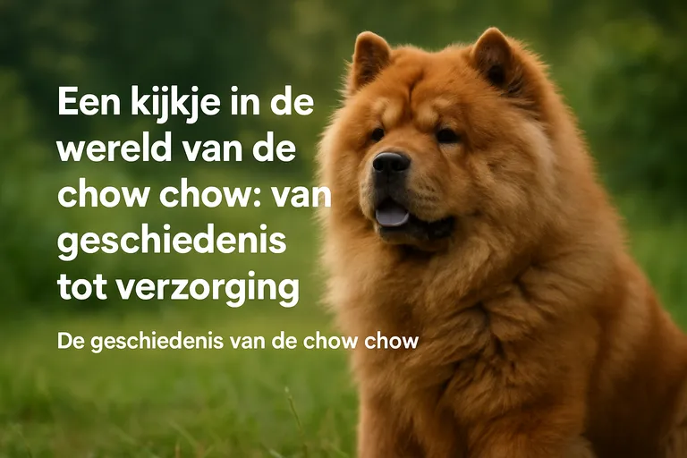 Een kijkje in de wereld van de chow chow: van geschiedenis tot verzorging