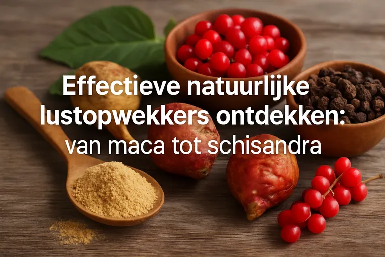 Effectieve natuurlijke lustopwekkers ontdekken: van maca tot schisandra