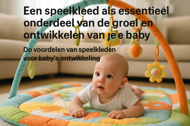 Een speelkleed als essentieel onderdeel van de groei en ontwikkeling van je baby